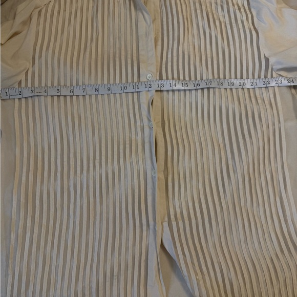The Limited Beige Silk Blend Shirt - Picture 7 of 8